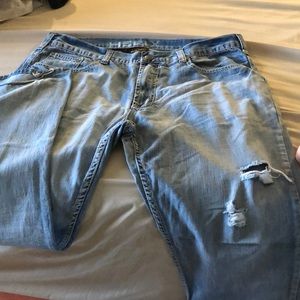 Helix distressed jeans